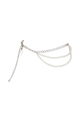 Колье/пояс из жемчуга с цепью, универсальное украшение