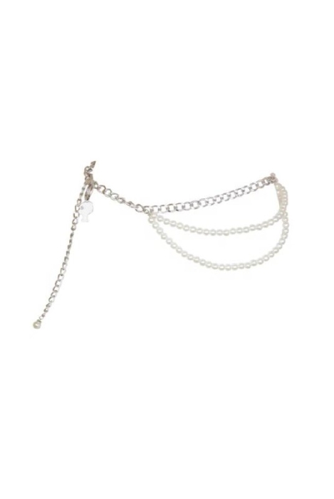 Колье/пояс из жемчуга с цепью, универсальное украшение