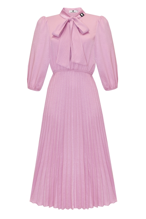 Платье "Френсис" пудровое, плиссе