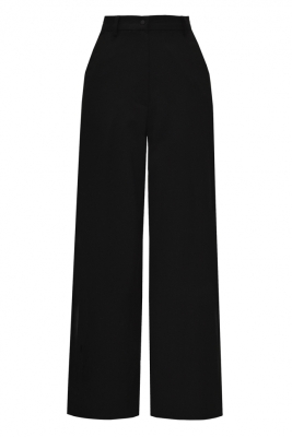 Брюки "Велес" черные, палаццо
