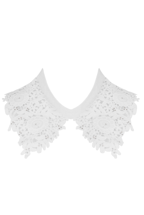 Воротник белый, кружевной, накладной