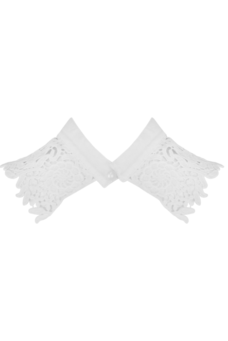 Воротник белый, кружевной, накладной