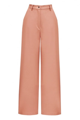 Брюки "Велес" пудровые (розовые), палаццо