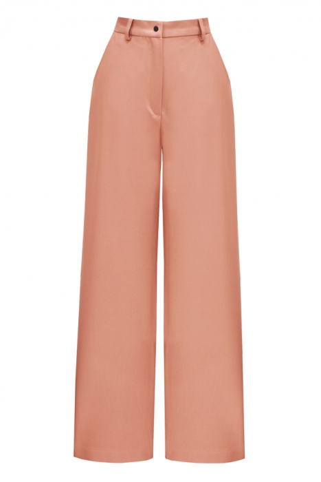 Брюки "Велес" пудровые (розовые), палаццо