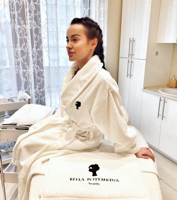 Халат "ЛОГО" белый