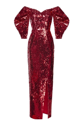 Платье "Эльзи" красное, пайетки