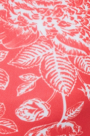 Топ "Фит" красный, молочный принт с золотом