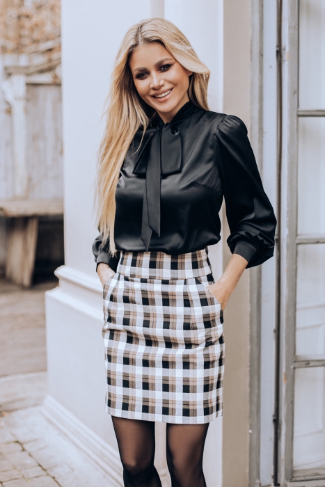 Блуза "Молтри" черная