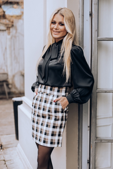 Блуза "Молтри" черная