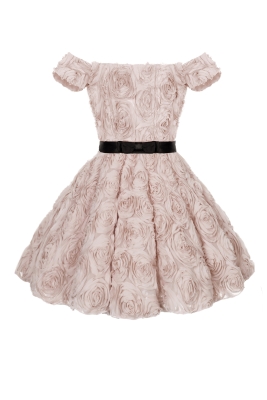 Платье "Эстер" мини, нюдовое