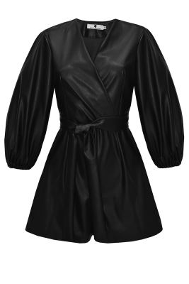 Комбинезон "Персис" черный, эко-кожа