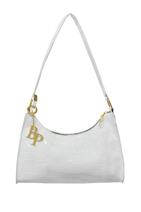 Сумка "Кейти" белая, эко-кожа