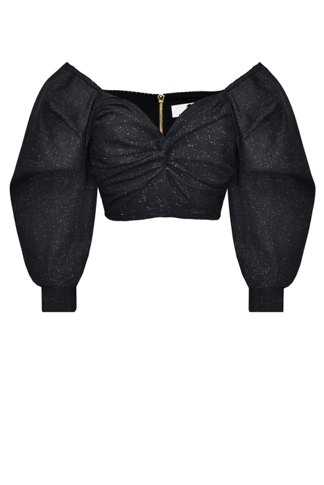 Топ "Матье" черный, люрекс