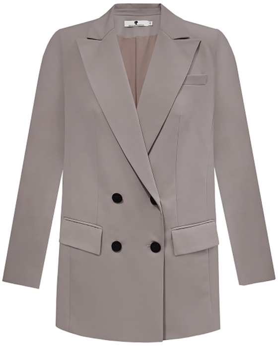 Пиджак - жакет "Дионис" какао, двубортный