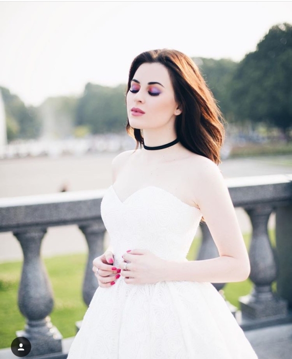 Чокер бархат черный (серебро)