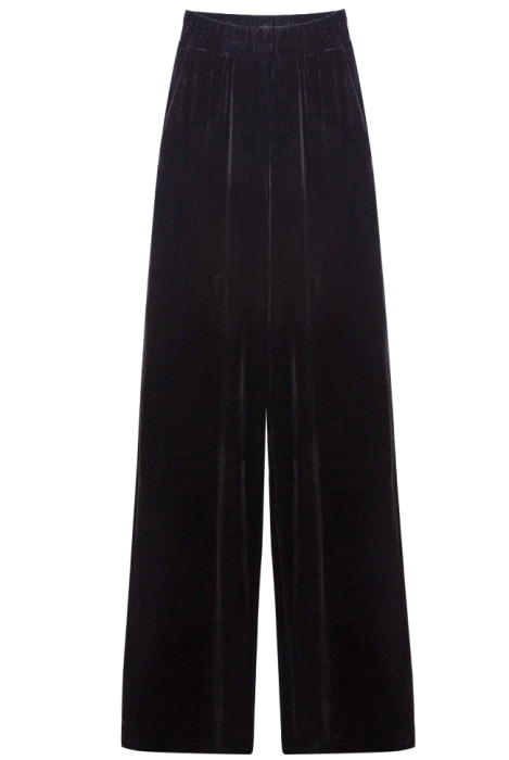 Костюм  "Люсиен", чёрный, бархат, жакет с брюками