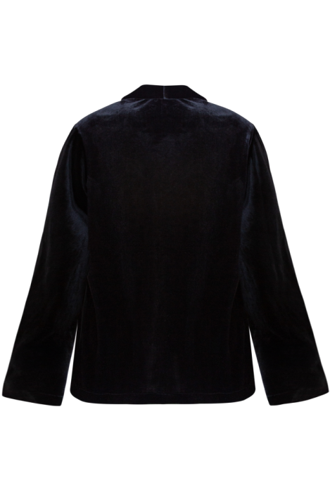 Костюм  "Люсиен", чёрный, бархат, жакет с брюками