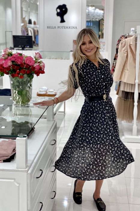 Платье "Эбби" черное, РОСТ 165