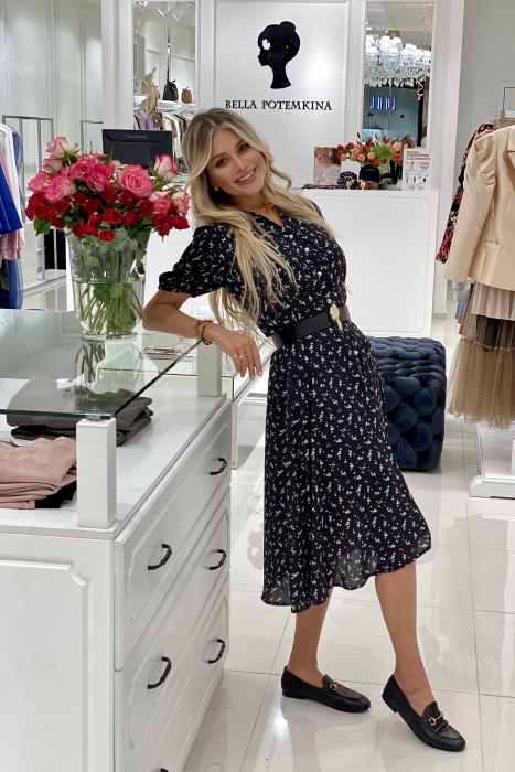 Платье "Эбби" черное, РОСТ 165