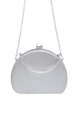 Сумка "клатч" серебристый, эко-кожа