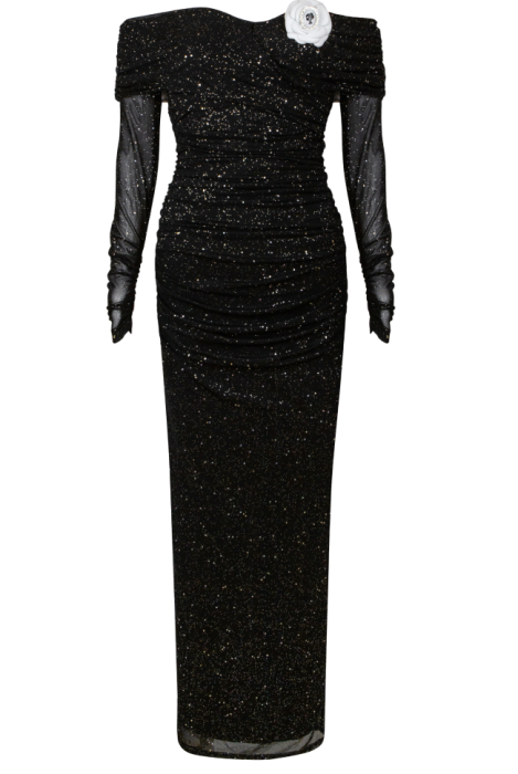 Платье "Кейла", макси, чёрное