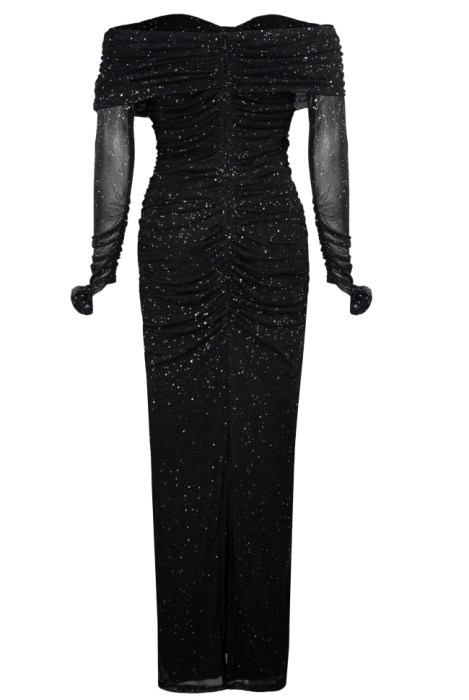 Платье "Кейла", макси, чёрное