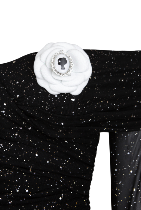 Платье "Кейла", макси, чёрное