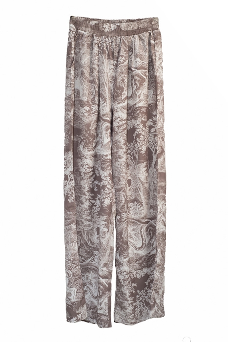 Костюм - пижама "Паскаль" молочный, бежевый принт "прованс"