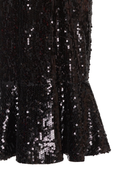 Платье "Трамп" черное, пайетки 
