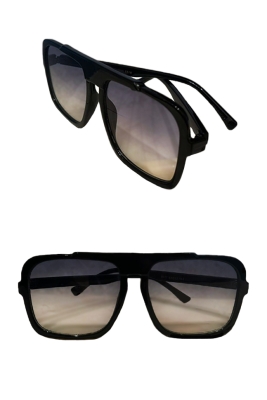 Очки "Маска" солнцезащитные, черная оправа, линзы с затемнением