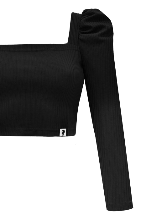 Кроп-водолазка "Юджин", черная