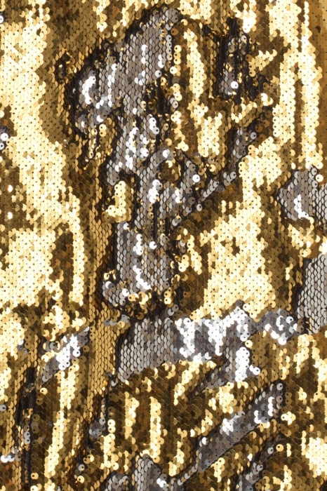 Платье "Розали" золотисто - серебристое, пайетки