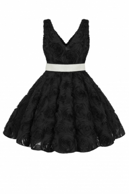 Платье "Ассоль" мини, черное