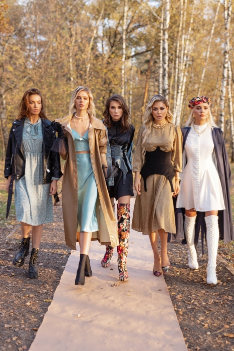 Платье "Маритта" бирюзовое, принт цветы