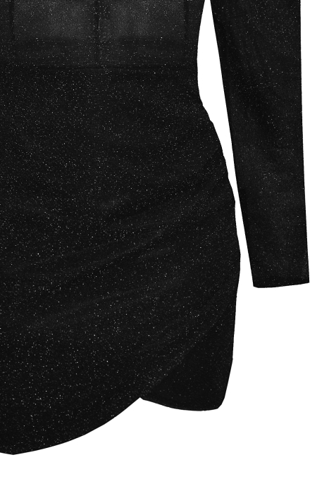 Платье "Лучиано" черное, люрекс
