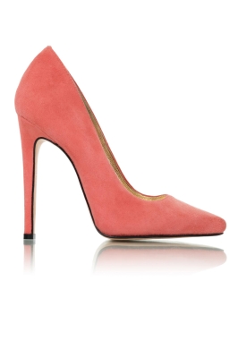 Туфли лодочки замша оранжевые