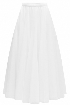 Юбка - пачка "Идлен" белая, фатин, пышная (длина 85 см)