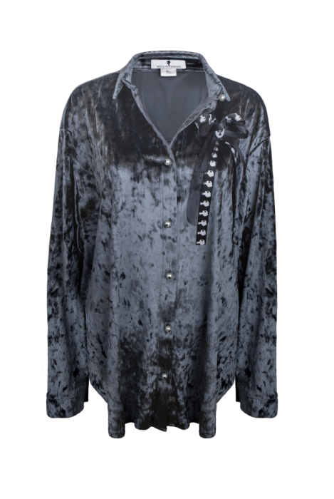 Костюм - пижама "Винтер" графит, бархат