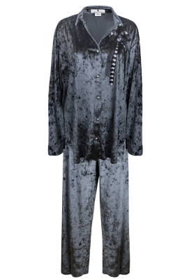 Костюм - пижама "Винтер" графит, бархат