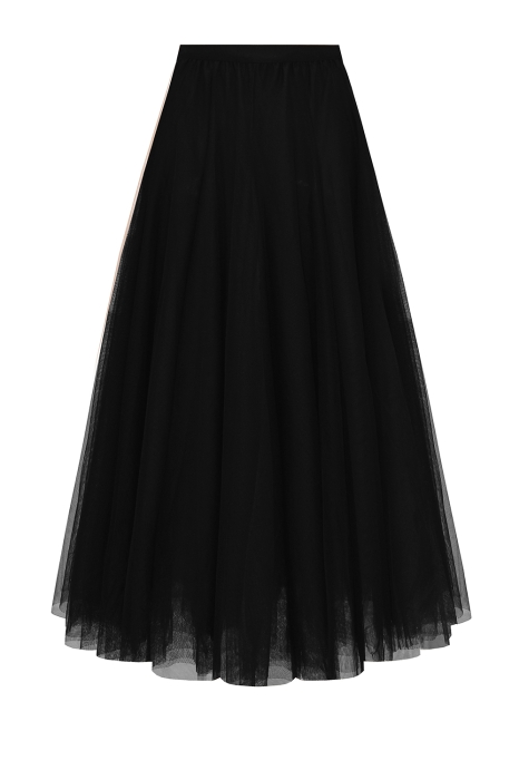 Юбка - пачка "Идлен" черная, фатин, пышная (длина 85 см)