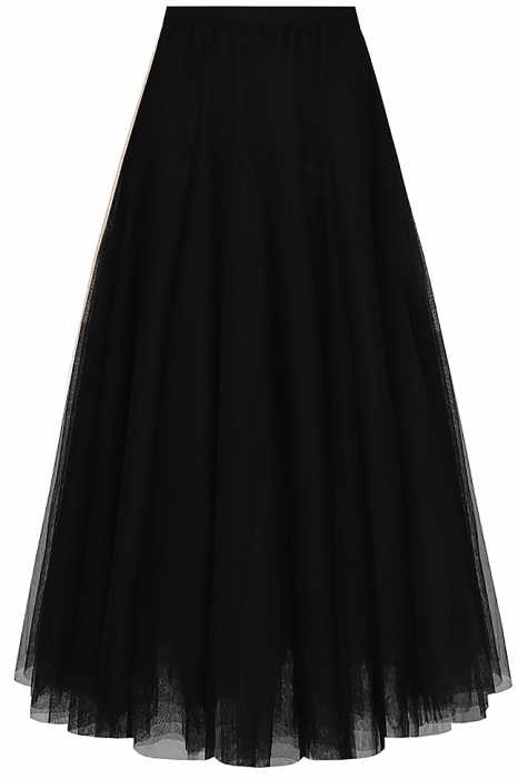 Юбка - пачка "Идлен" черная, фатин, пышная (длина 85 см)