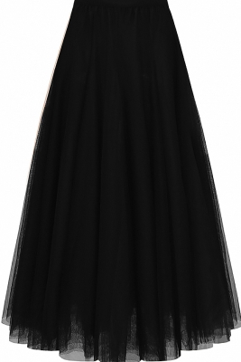 Юбка - пачка "Идлен" черная, фатин, пышная (длина 85 см)