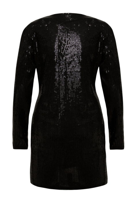 Платье "Пэйсли" черное, пайетки