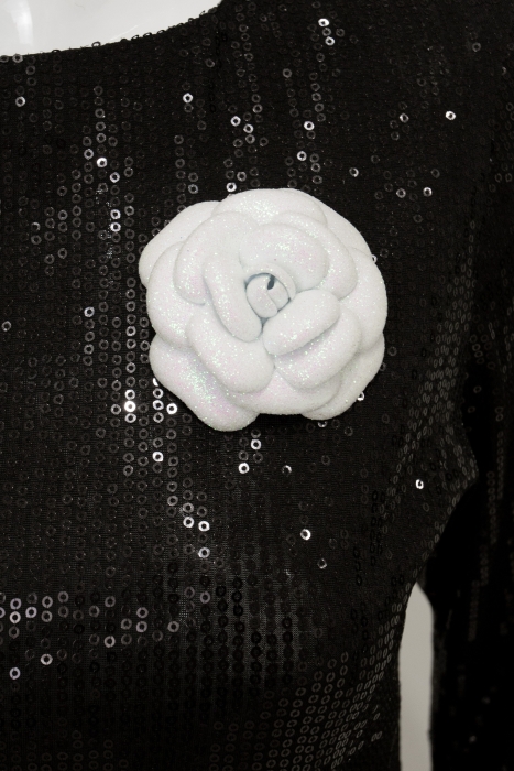 Платье "Пэйсли" черное, пайетки