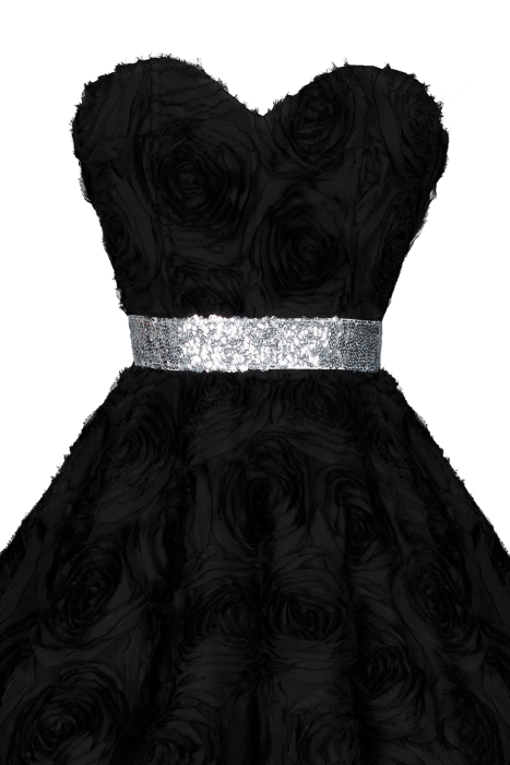 Платье "Росселла" черное, мини