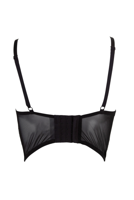 Топ - кроп - корсет "Абби" черный