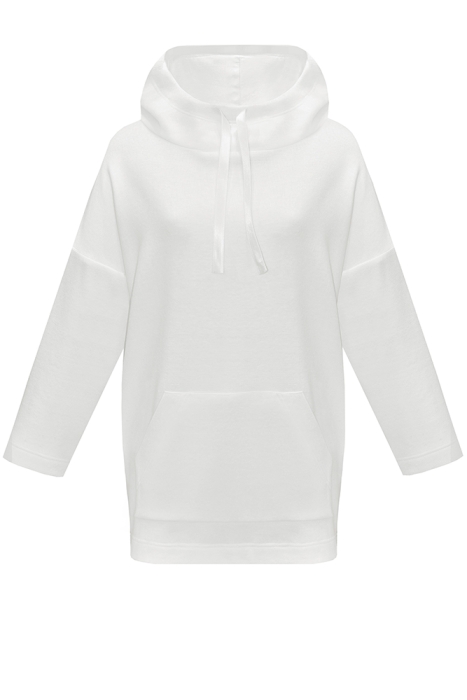 Худи "Джаред" молочное, с капюшоном, трикотаж