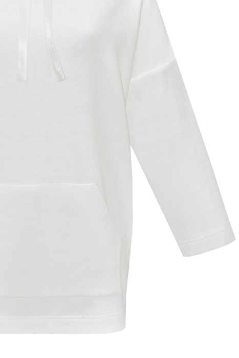 Худи "Джаред" молочное, с капюшоном, трикотаж