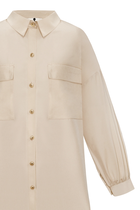 Рубашка-туника "Сэнди" бежевая