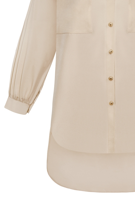 Рубашка-туника "Сэнди" бежевая